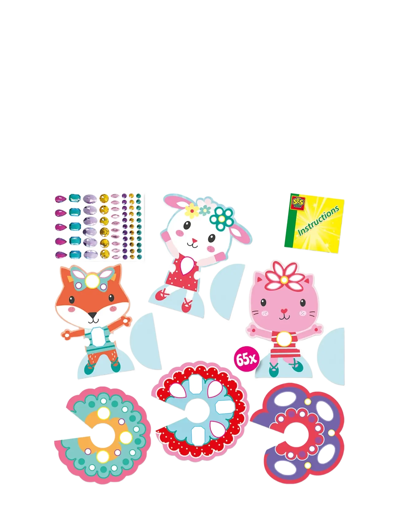 SES Creative - Diamond Painting - Diamond Dancers - bastelset - multi - 2