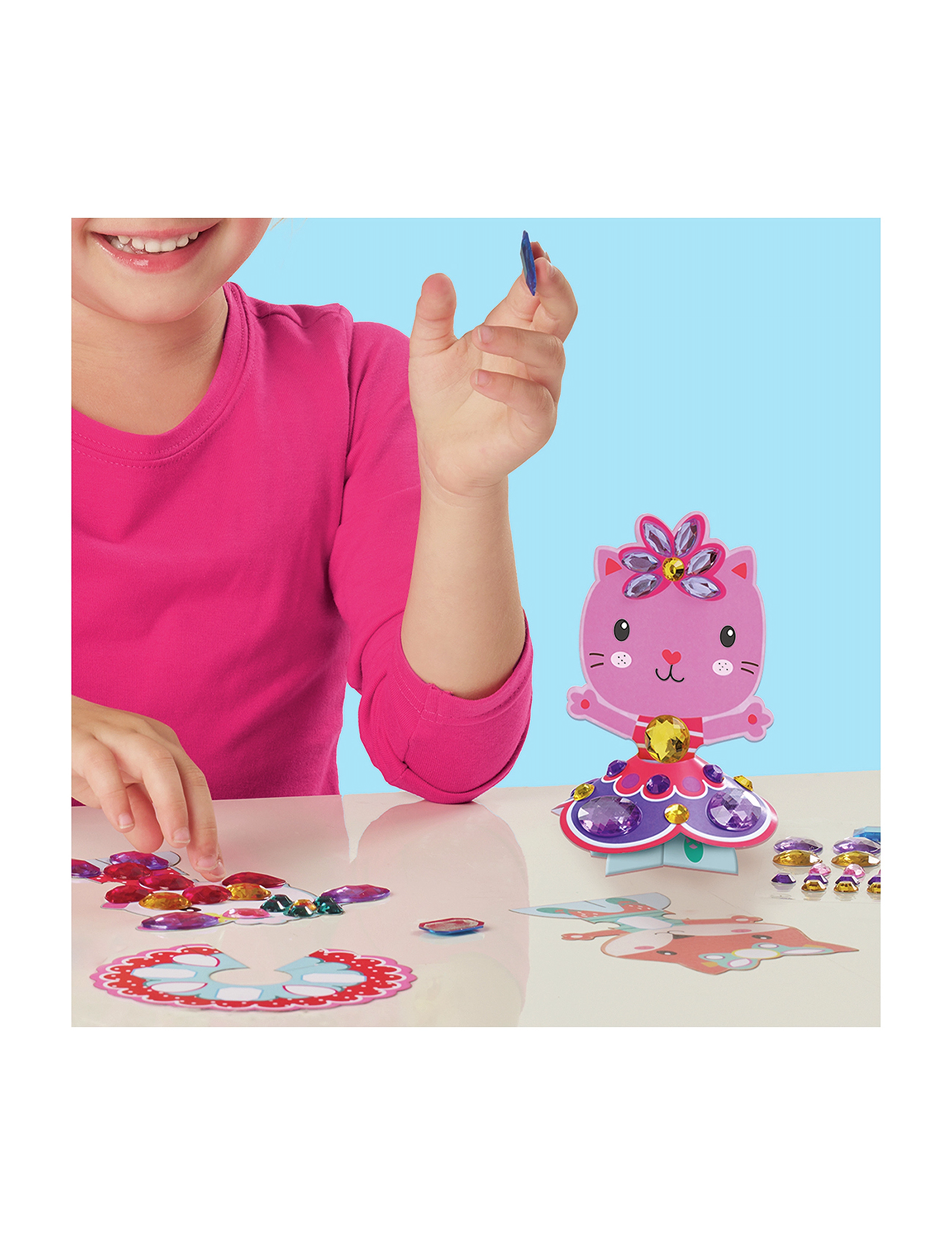 SES Creative Diamond Painting Dancers, One Size, Craft, Mehrfarbig/gemustert - Craft Sets, Kinder