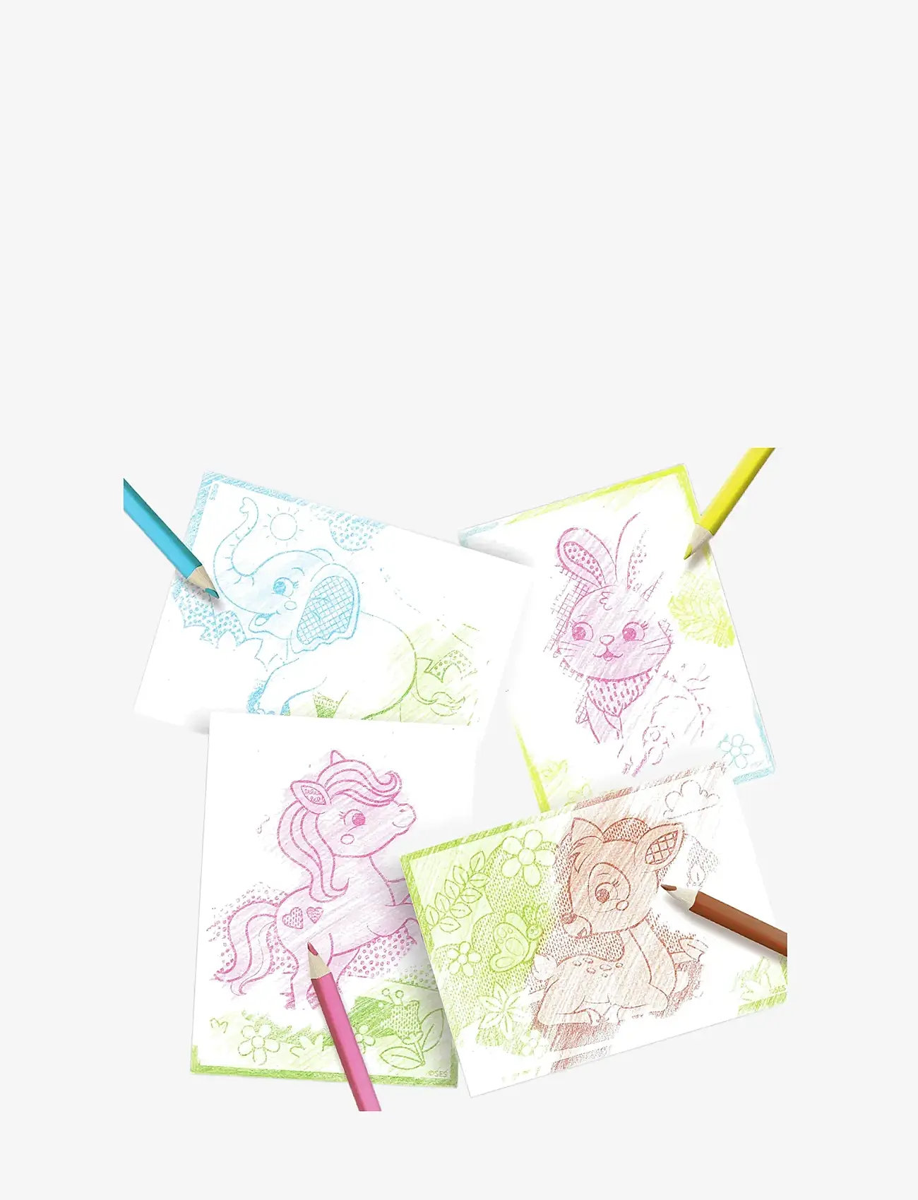 SES Creative - Scratch Colour Cards - Magic - farging & hobbybøker - multi - 1