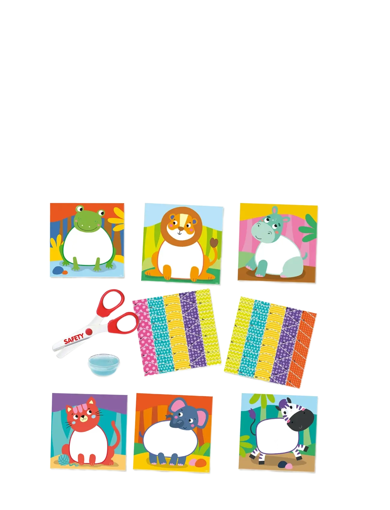 SES Creative - Montessori - Cutting Shapes - käsitöökomplekt - multi - 2