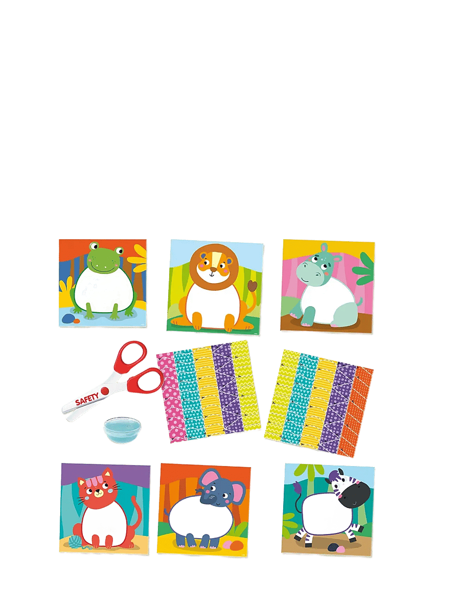 SES Creative - Montessori - Cutting Shapes - käsitöökomplekt - multi - 2