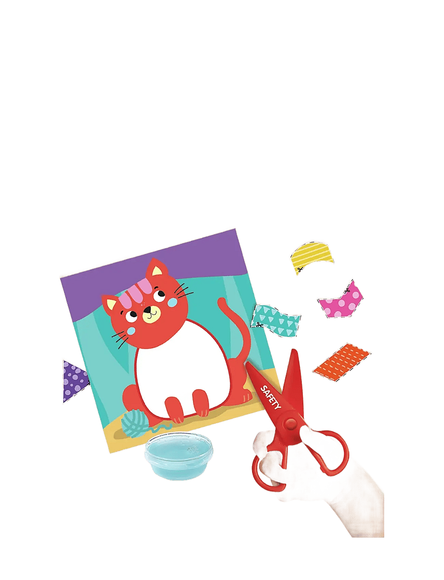 SES Creative - Montessori - Cutting Shapes - käsitöökomplekt - multi - 3