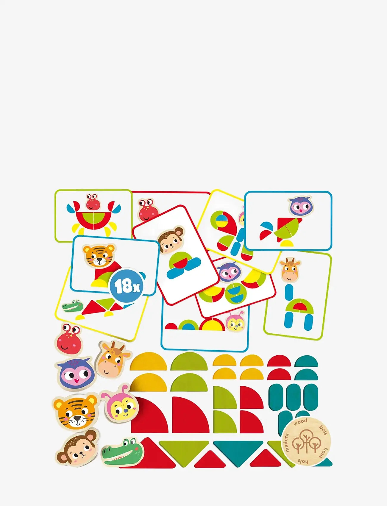 SES Creative - Montessori - Creating Animal Shapes - interaktiiviset lelut - multi - 1