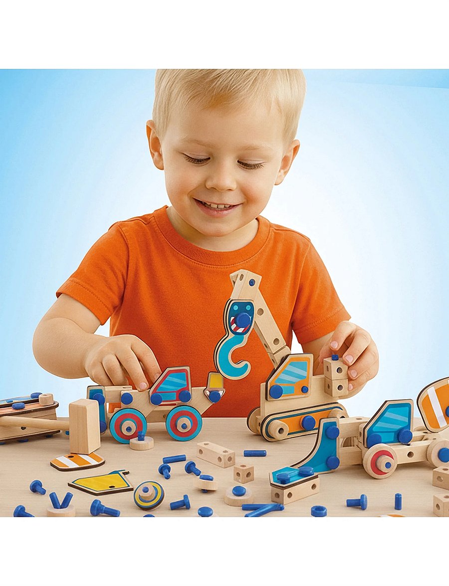 SES Creative - Brix Junior - Construction Vehicles - baukästen - multi - 3