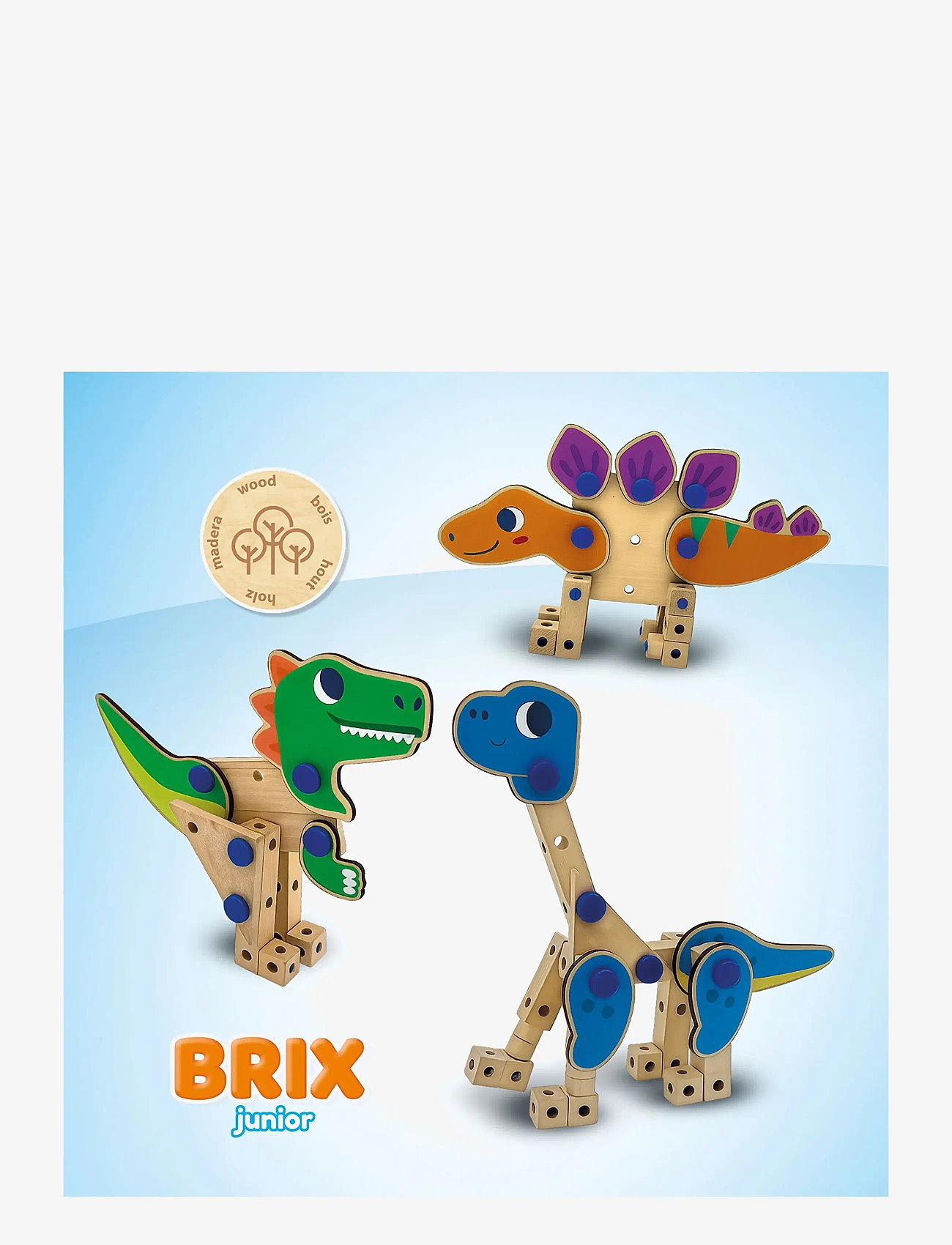 SES Creative - Brix Junior - Dinosaurs - byggsatser - multi - 2