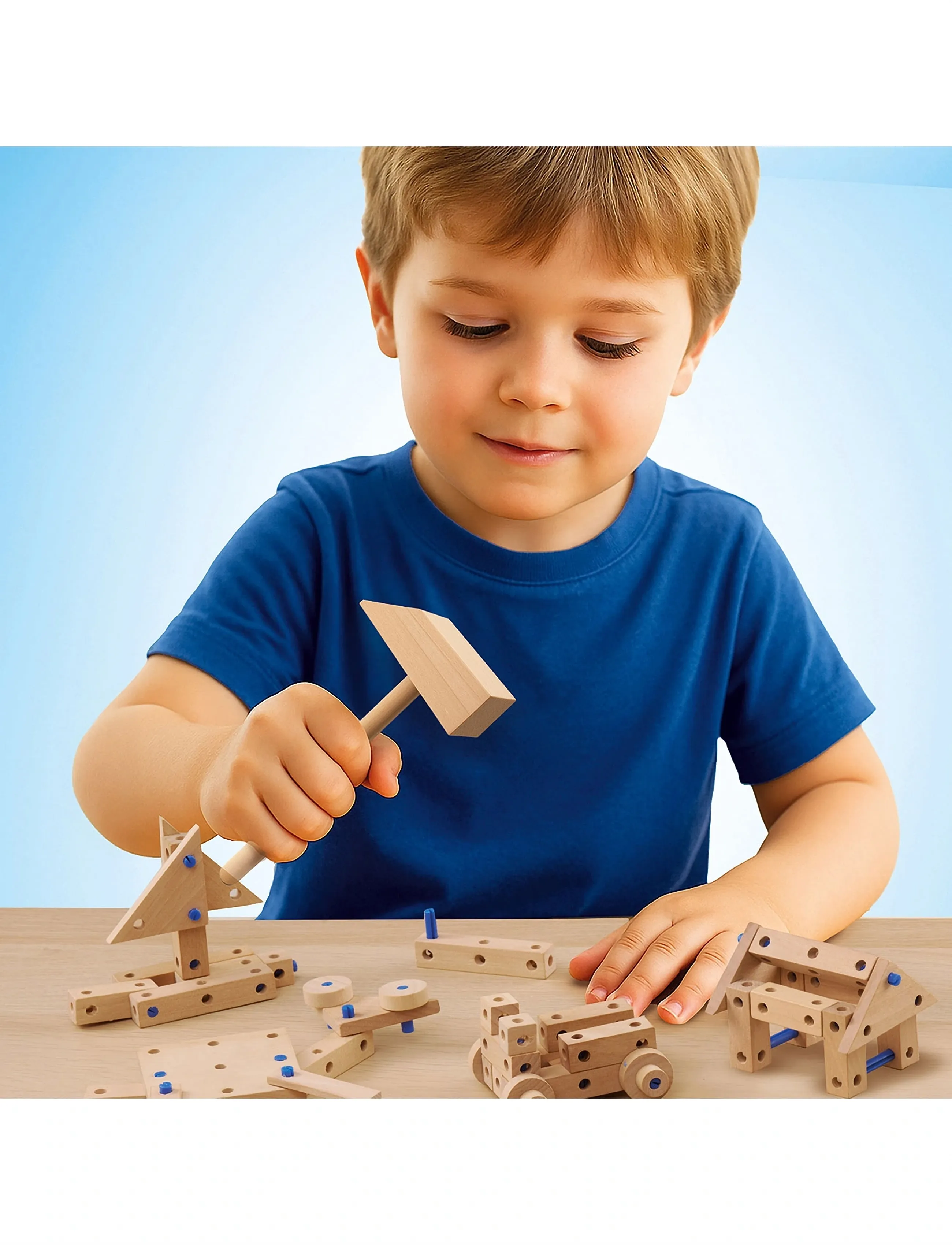SES Creative Brix Junior Creations, Børn, Building Sæt, Brun, Str: ONE SIZE