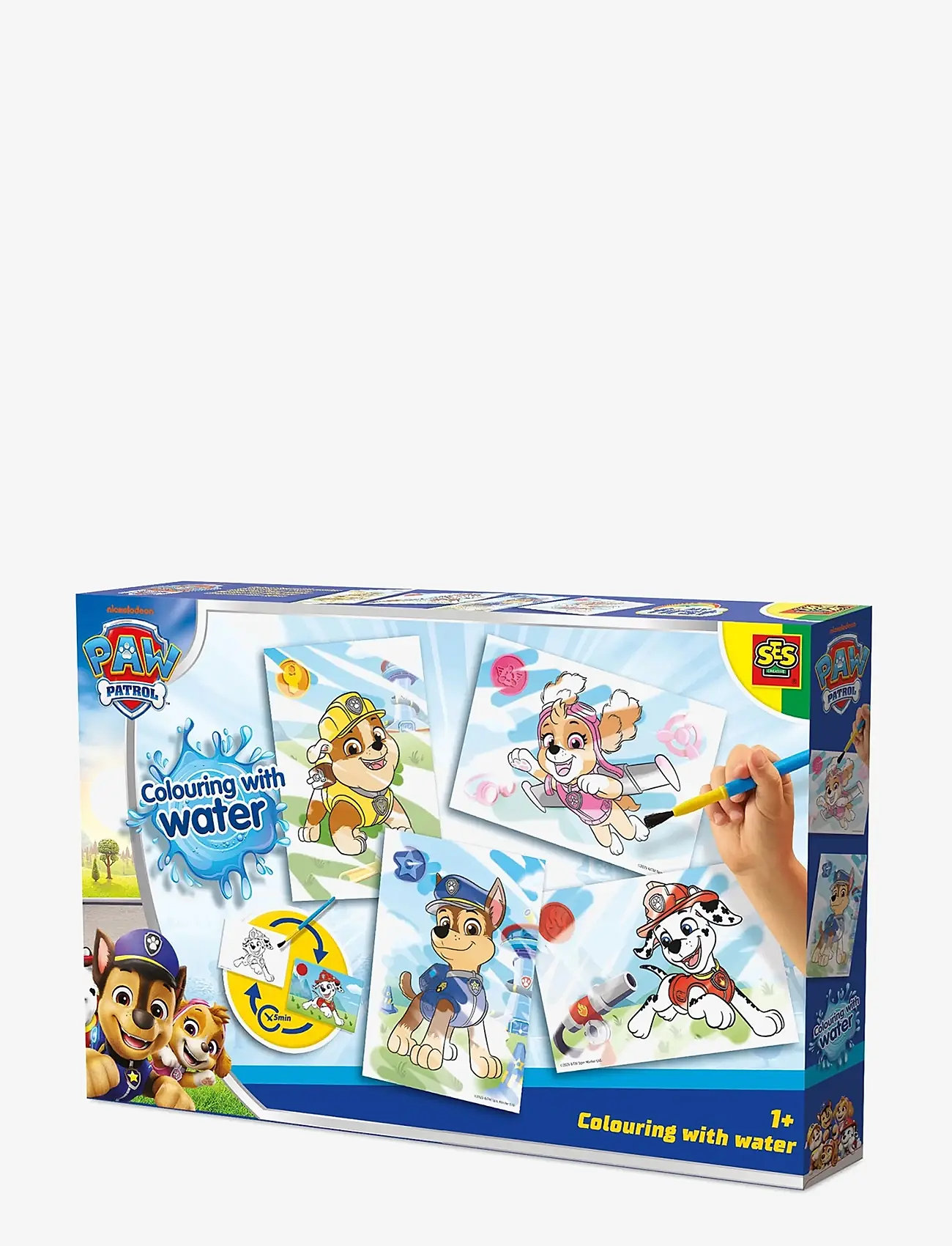 SES Creative - Paw Patrol - Colouring with Water - maling - multi - 1