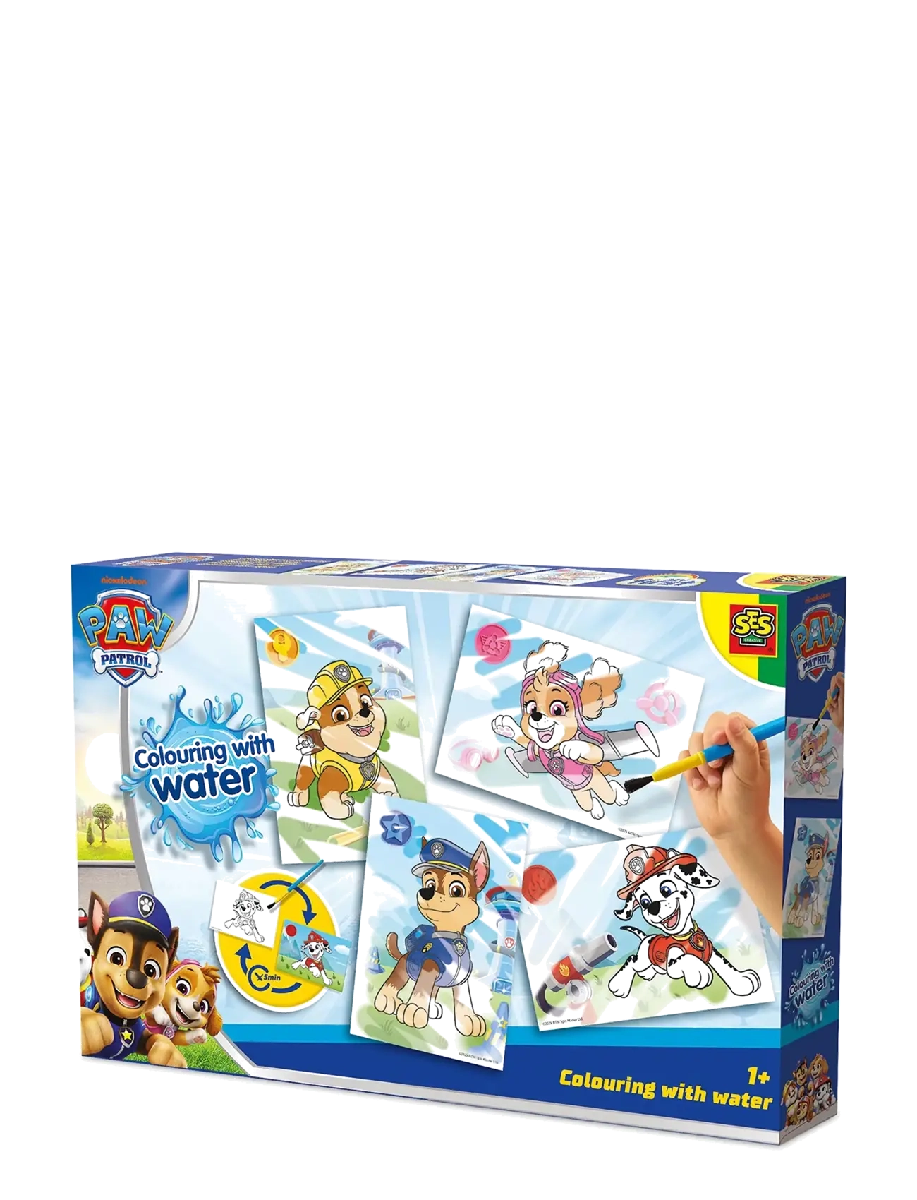 SES Creative Paw Patrol - Colouring with Water - Drawing & Crafts - MULTI / multi