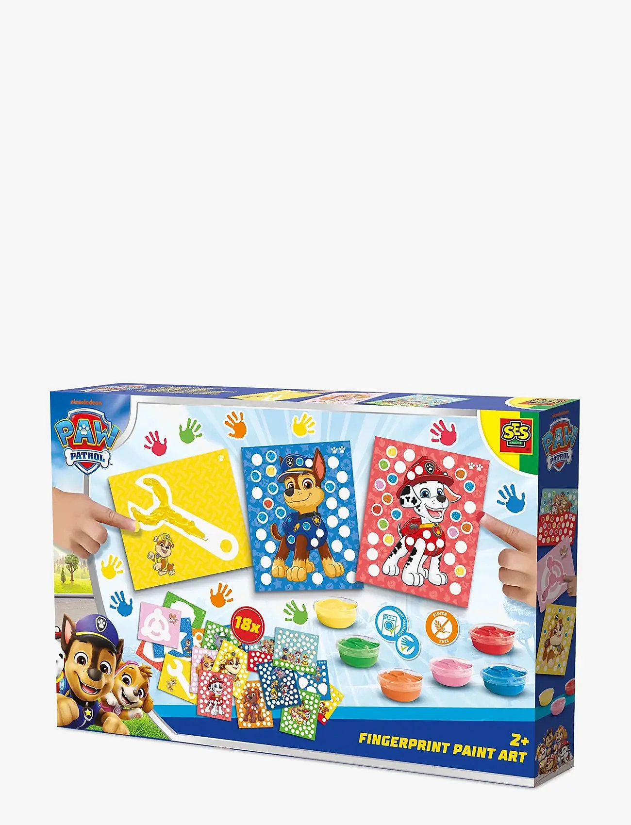 SES Creative - Paw Patrol - Fingerpaint - Print Art - maling - multi - 1