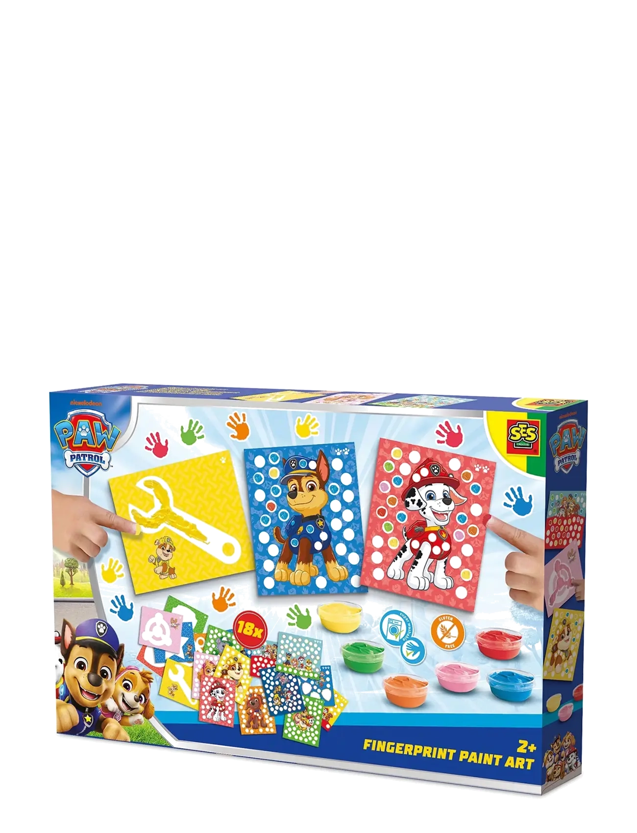 SES Creative Paw Patrol - Fingerpaint - Print Art - Drawing & Crafts - MULTI / multi