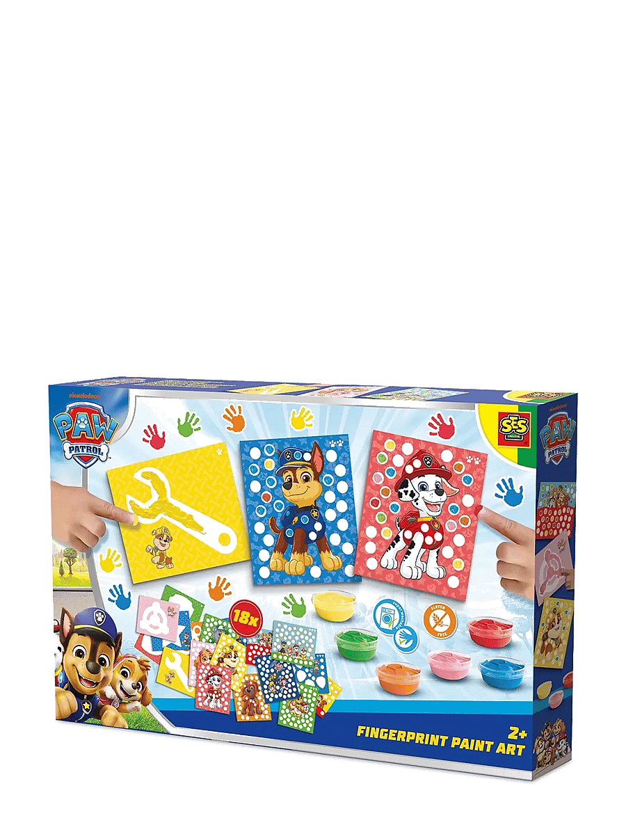 SES Creative - Paw Patrol - Fingerpaint - Print Art - värvid - multi - 1