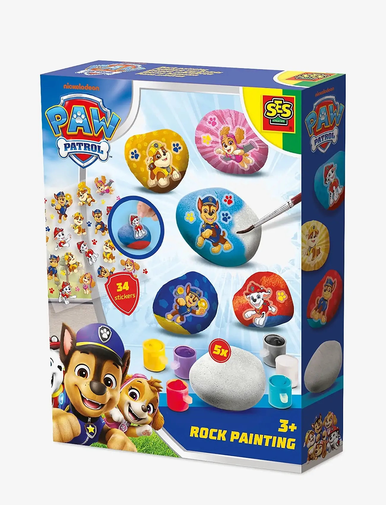 SES Creative - Paw Patrol - Rock Painting - kreasæt - multi - 0
