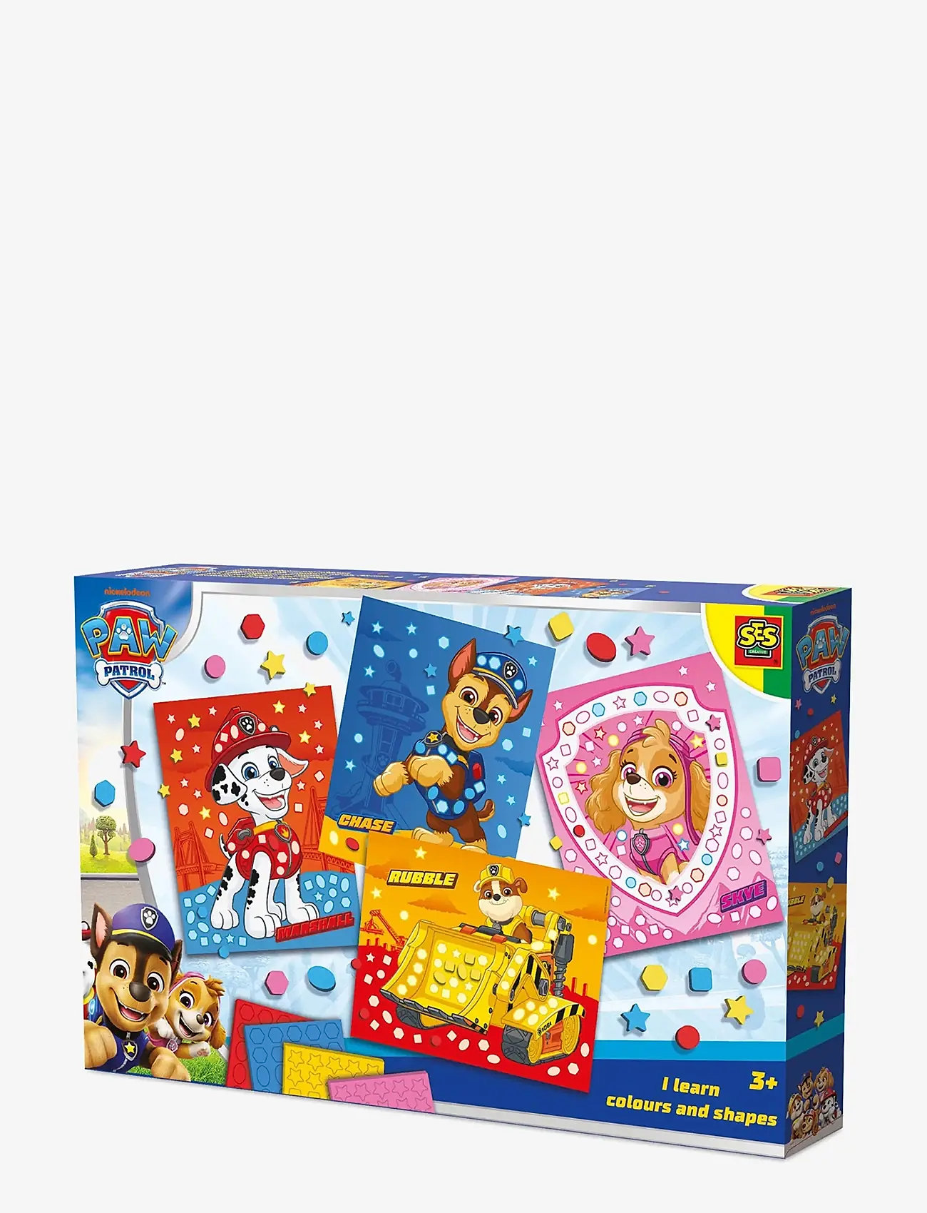 SES Creative - Paw Patrol - I Learn Colours and Shapes - kreasæt - multi - 1