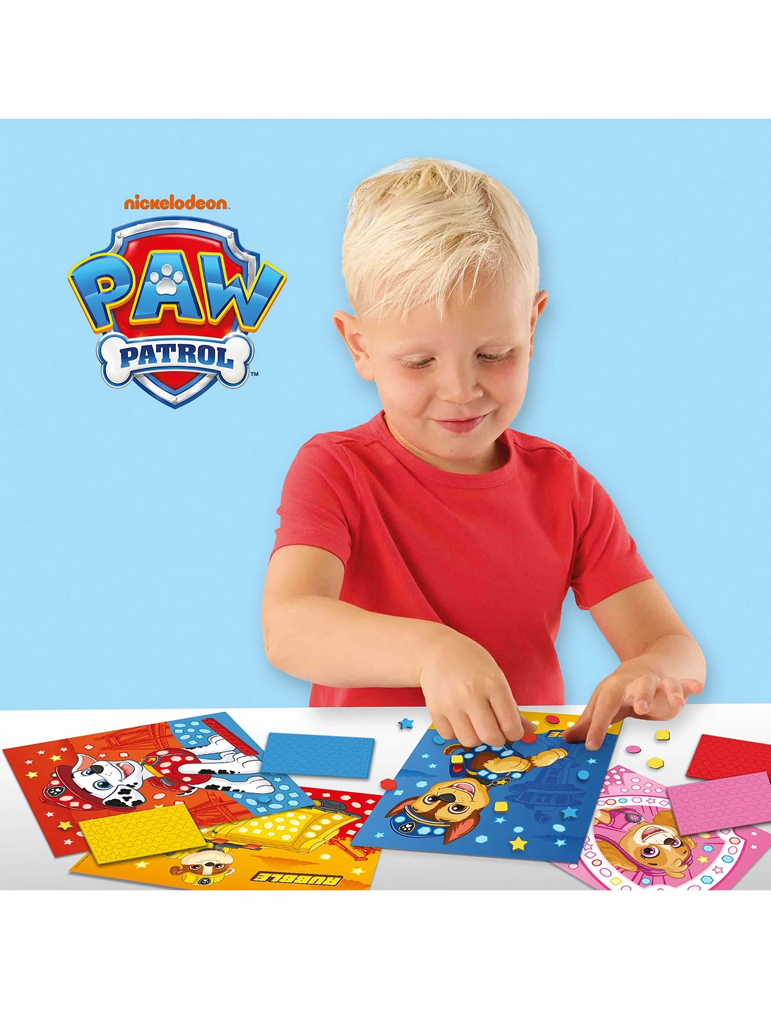SES Creative Paw Patrol I Learn Colours And Shapes, One Size, Craft, Mehrfarbig/gemustert - Craft Sets, Kinder