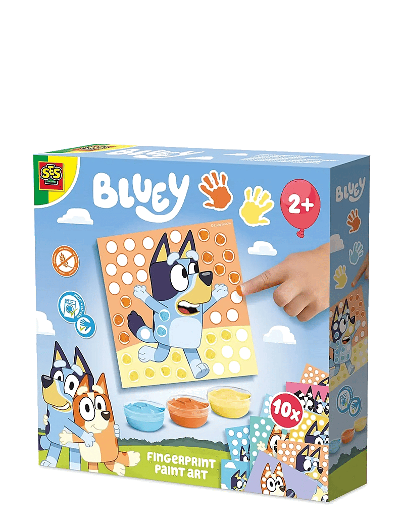 SES Creative - Bluey - Fingerpaint - Print Art - farben - multi - 1