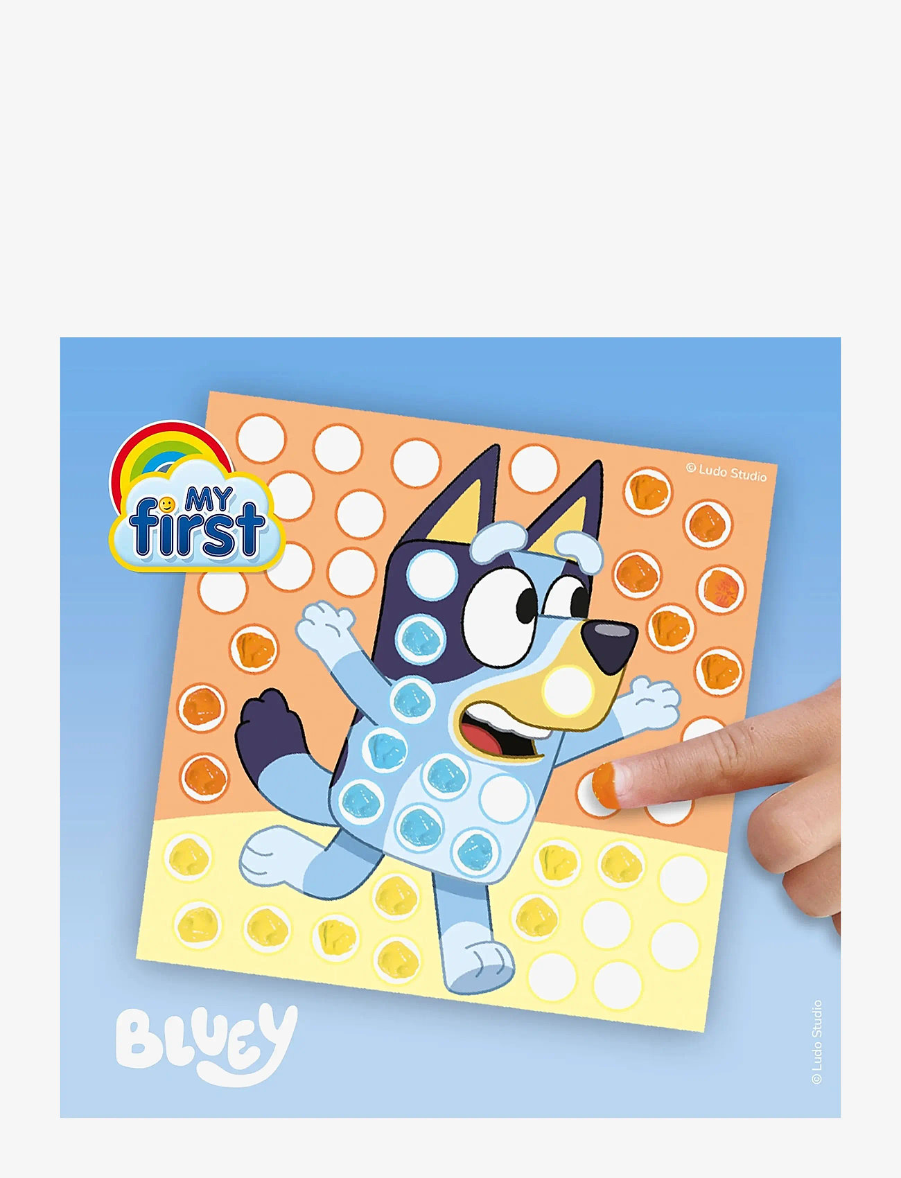 SES Creative - Bluey - Fingerpaint - Print Art - maling - multi - 2