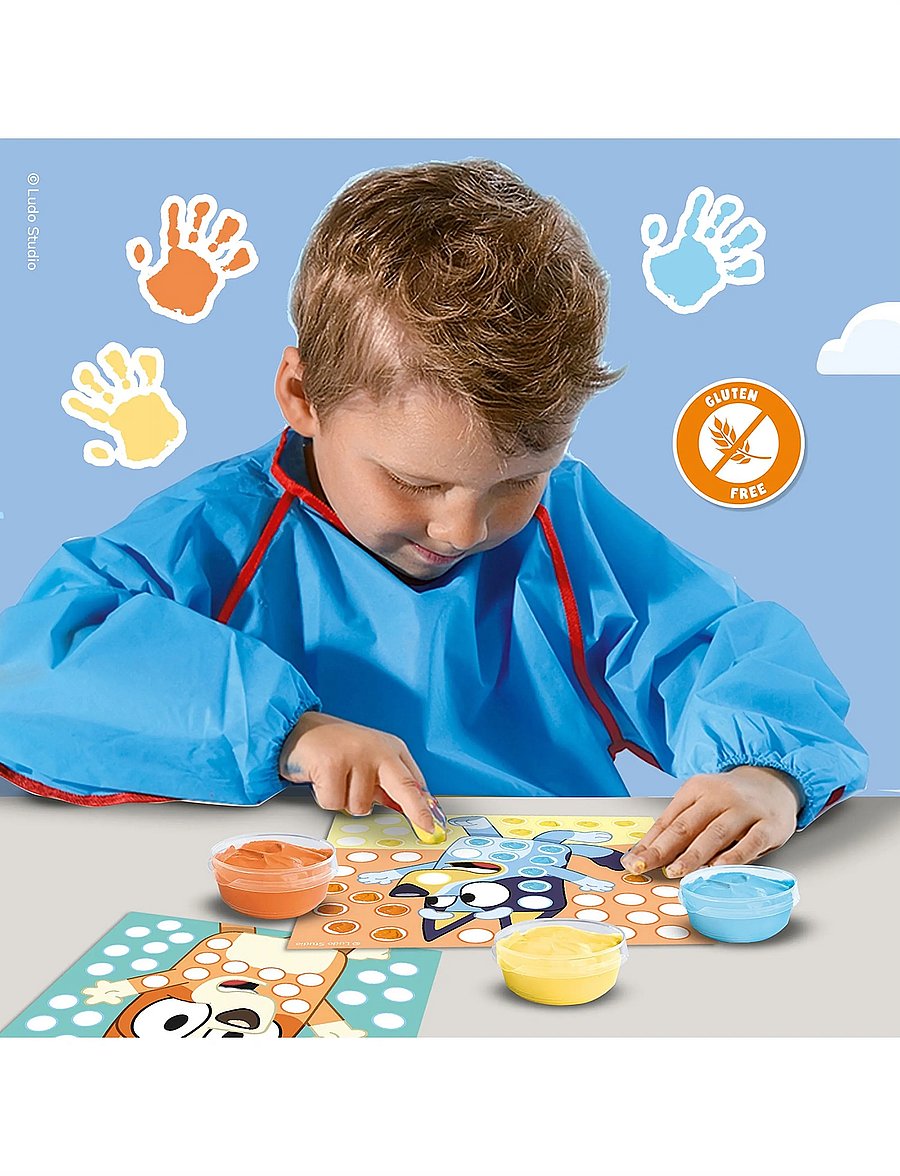 SES Creative - Bluey - Fingerpaint - Print Art - farben - multi - 0
