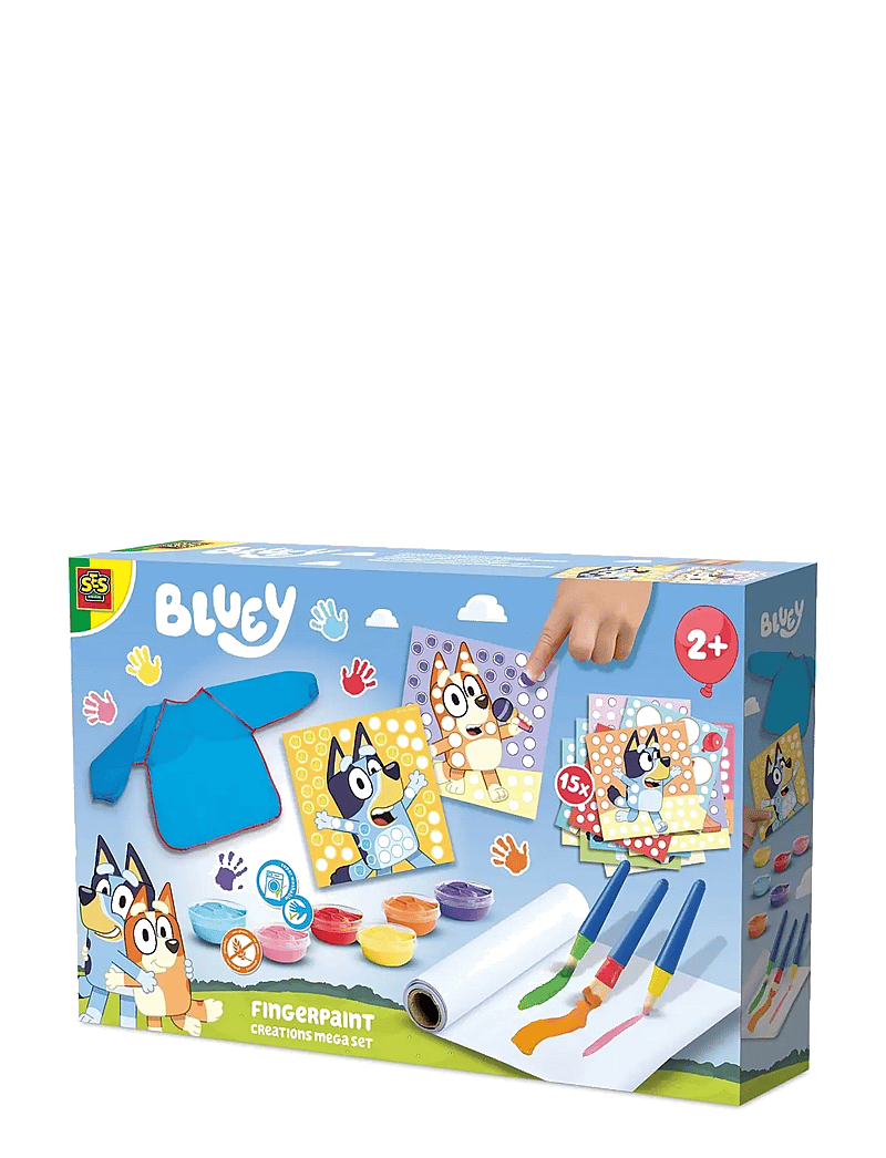 SES Creative - Bluey - Fingerpaint - Creations Mega Set - farben - multi - 1