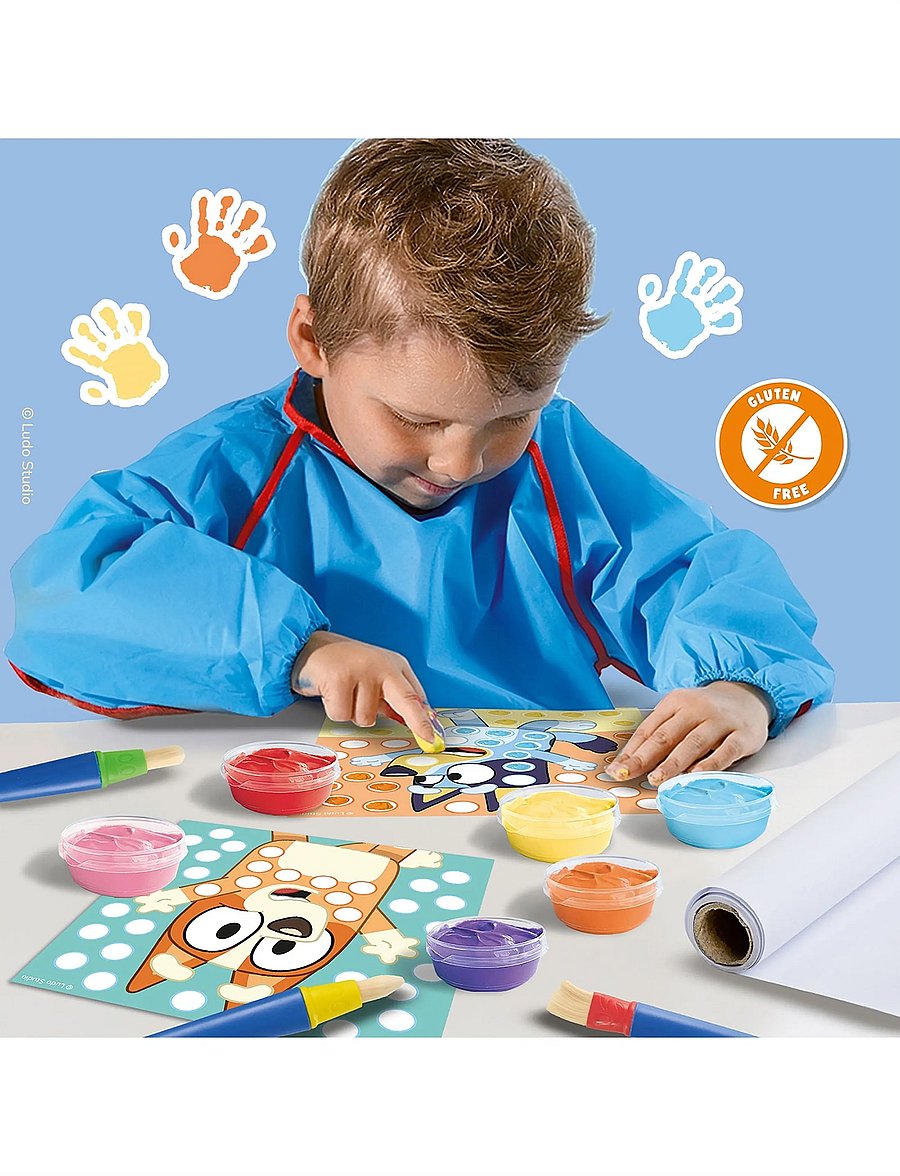 SES Creative - Bluey - Fingerpaint - Creations Mega Set - värvid - multi - 0