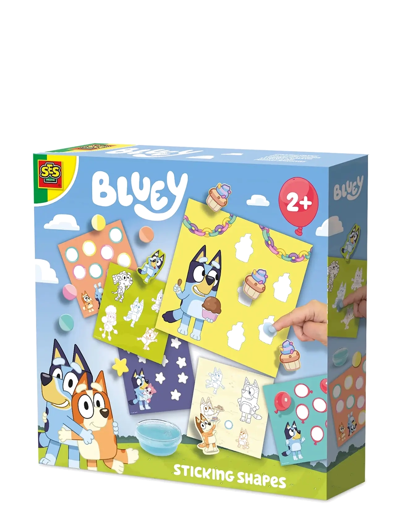 SES Creative Bluey - Sticking Shapes - Drawing & Crafts - MULTI / multi