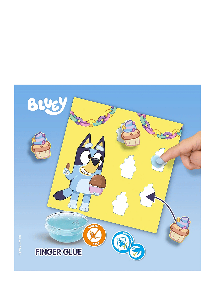 SES Creative - Bluey - Sticking Shapes - bastelset - multi - 2