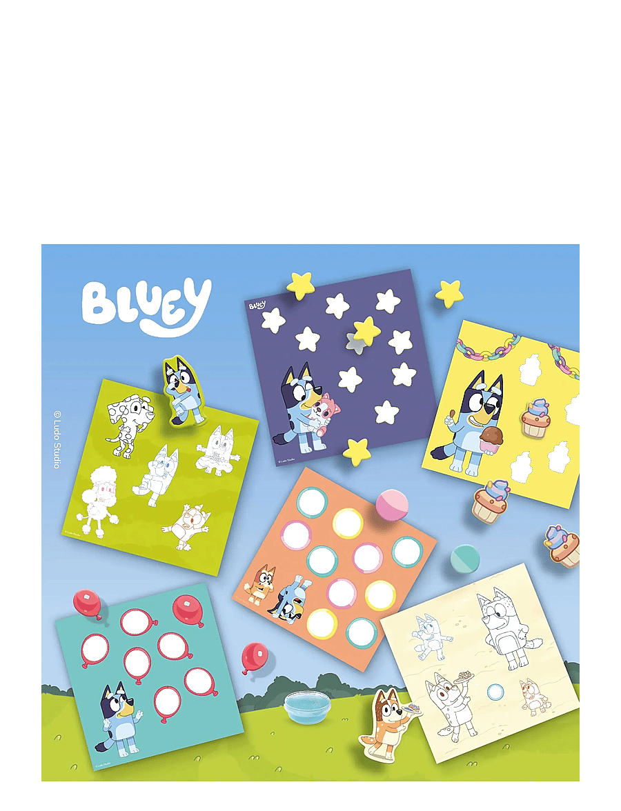SES Creative - Bluey - Sticking Shapes - bastelset - multi - 3
