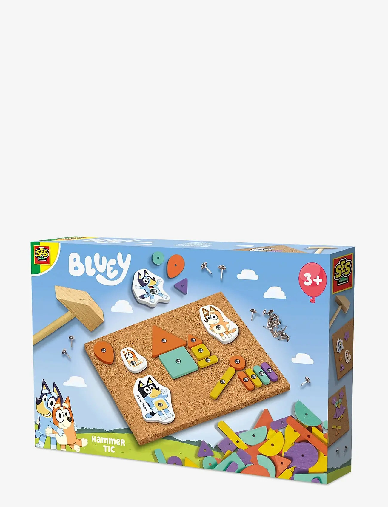 SES Creative - Bluey - Hammer Tic - kreasæt - multi - 1
