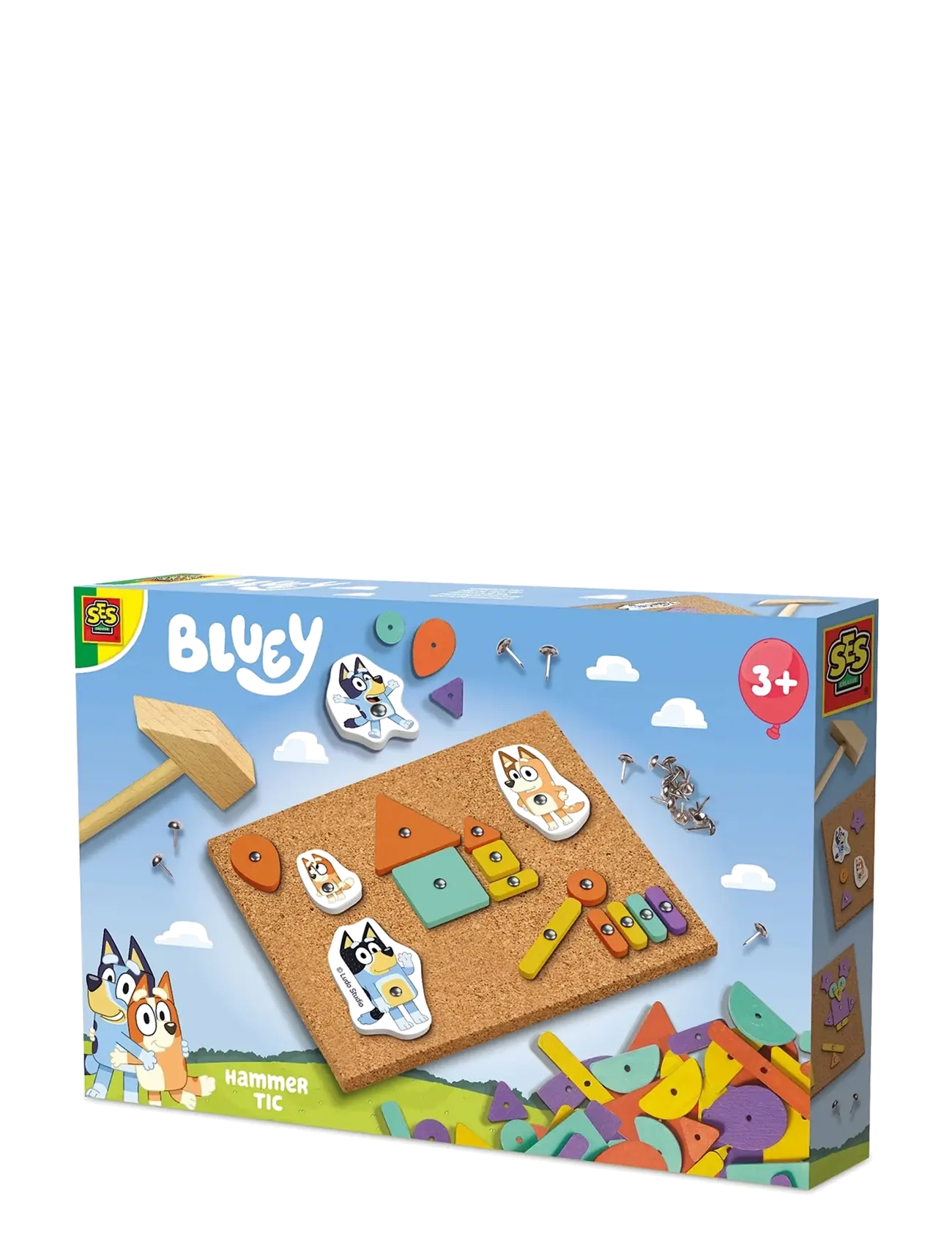 SES Creative Bluey - Hammer Tic - Drawing & Crafts - MULTI / multi