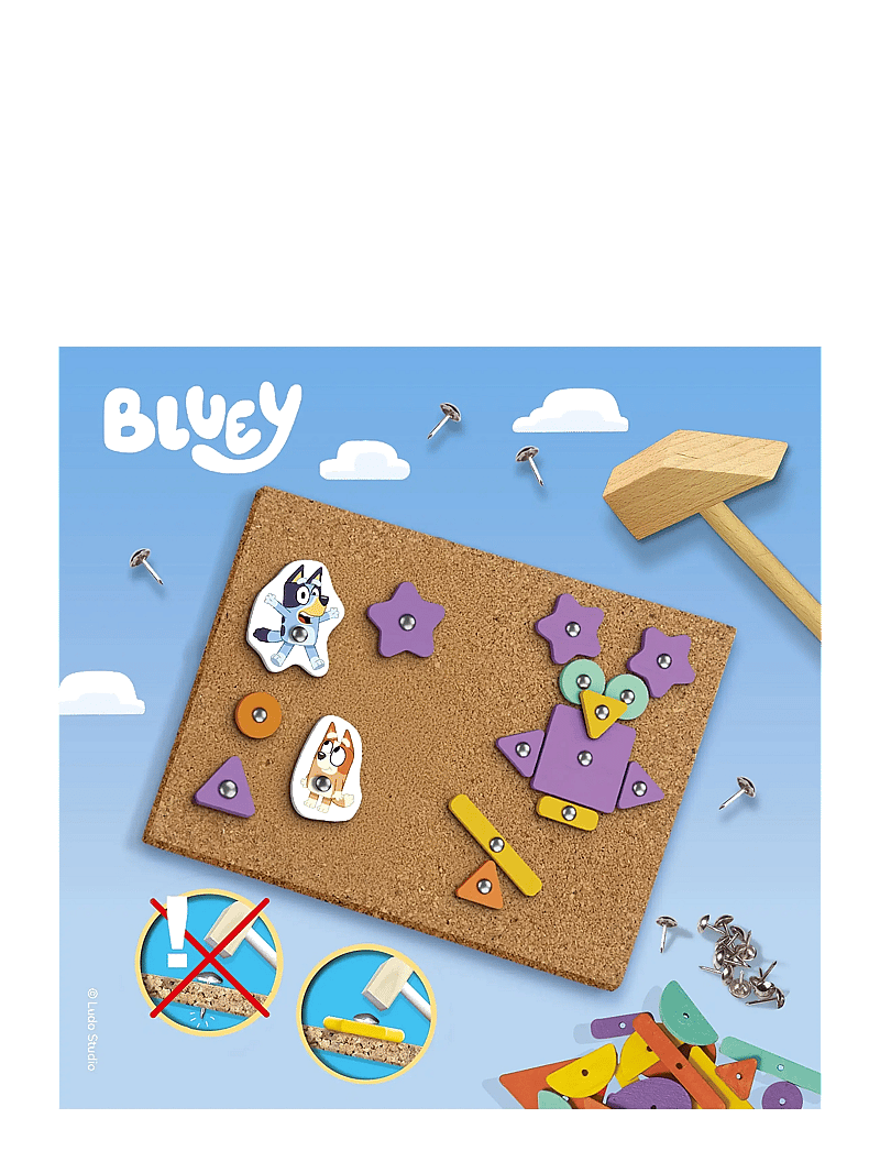 SES Creative - Bluey - Hammer Tic - käsitöökomplekt - multi - 3