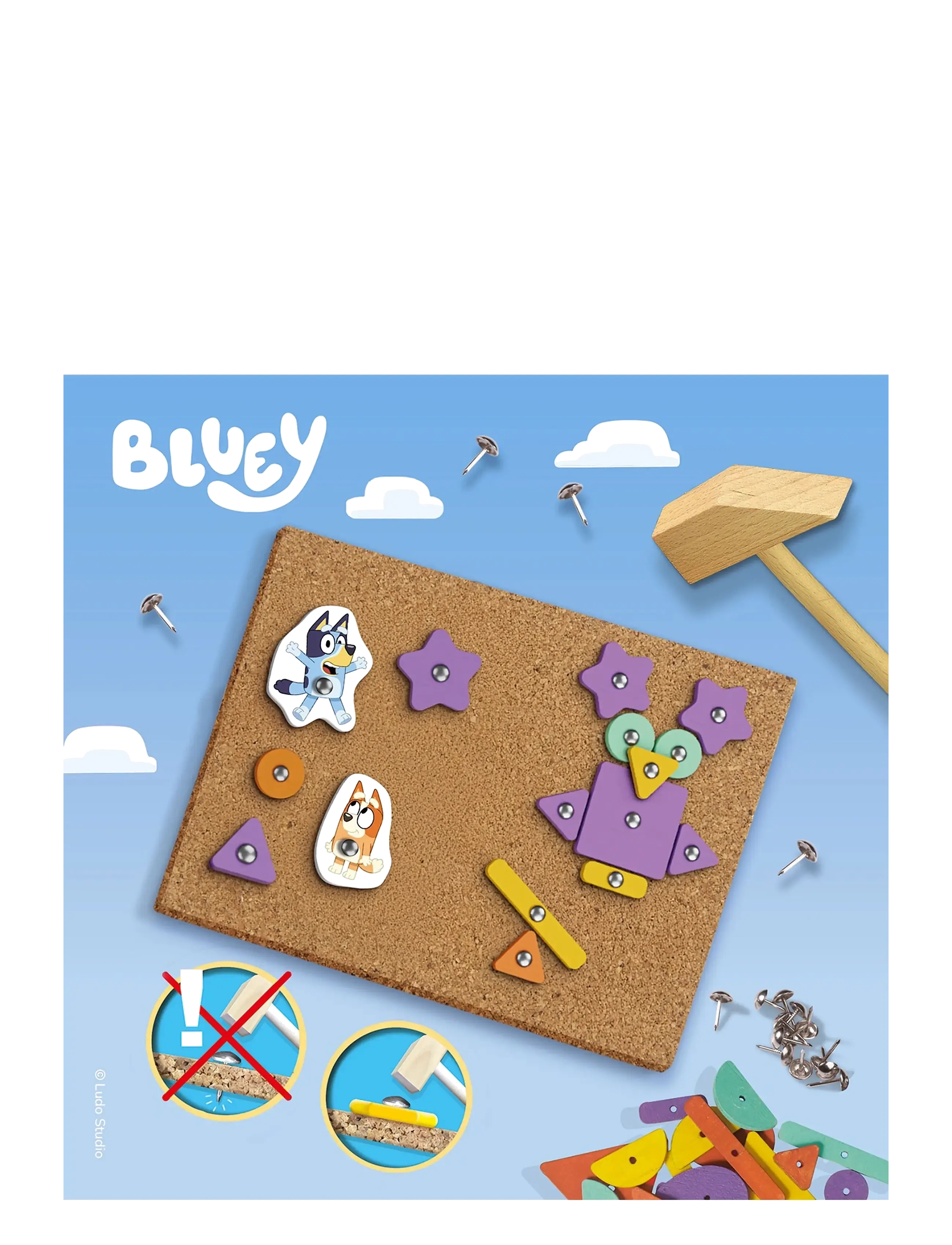 SES Creative - Bluey - Hammer Tic - bastelset - multi - 3