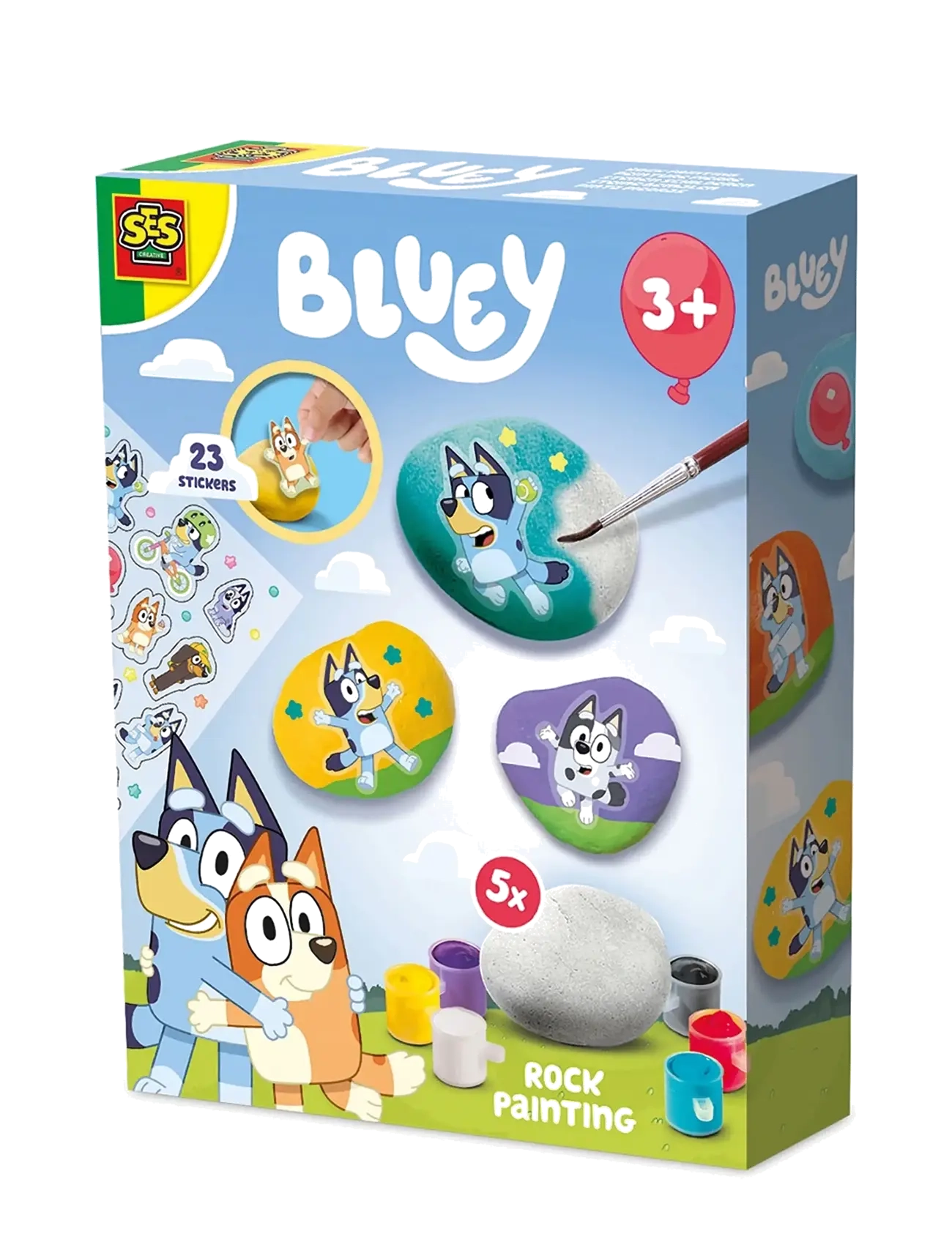 SES Creative Bluey - Rock Painting - Drawing & Crafts - MULTI / blue