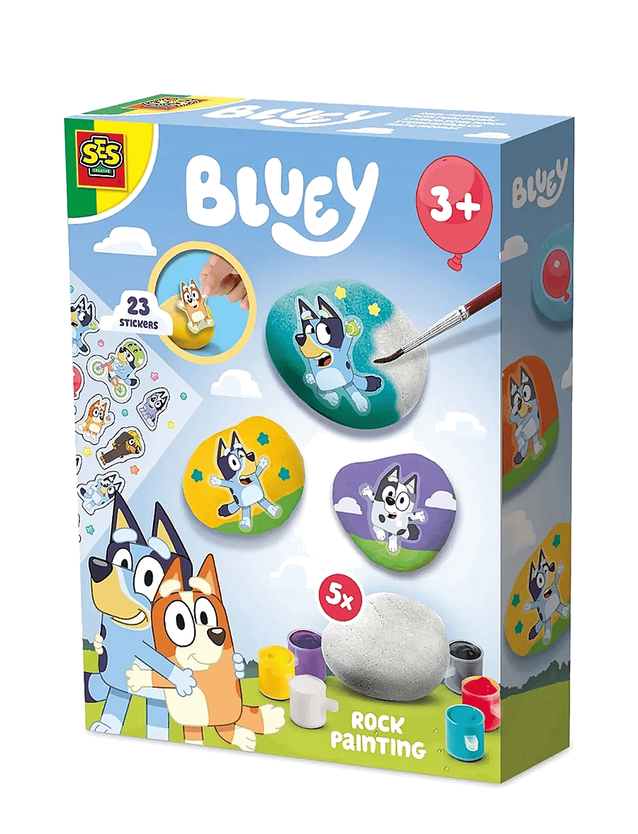 SES Creative - Bluey - Rock Painting - bastelset - multi - 1