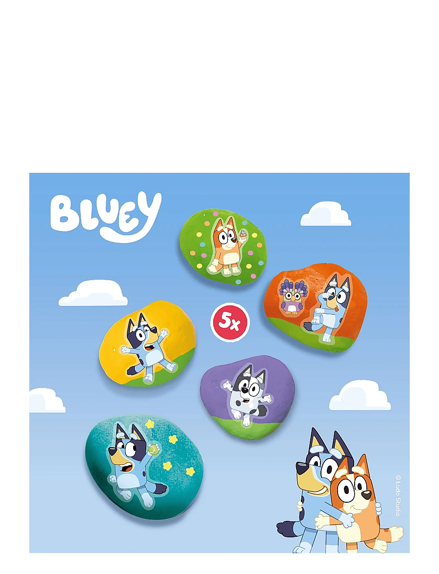 SES Creative - Bluey - Rock Painting - bastelset - multi - 3