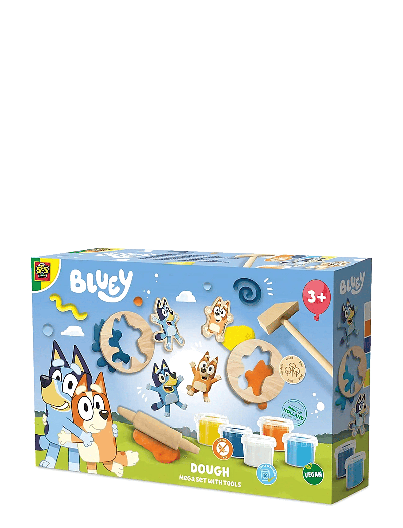 SES Creative - Bluey - Dough mega set 5 x 90g - spielknete - multi - 0