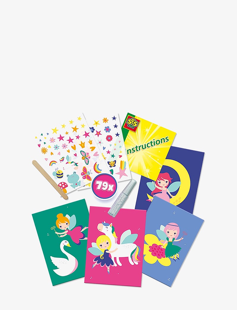 SES Creative - Rub on Transfers Pictures - käsitöökomplekt - multi - 1