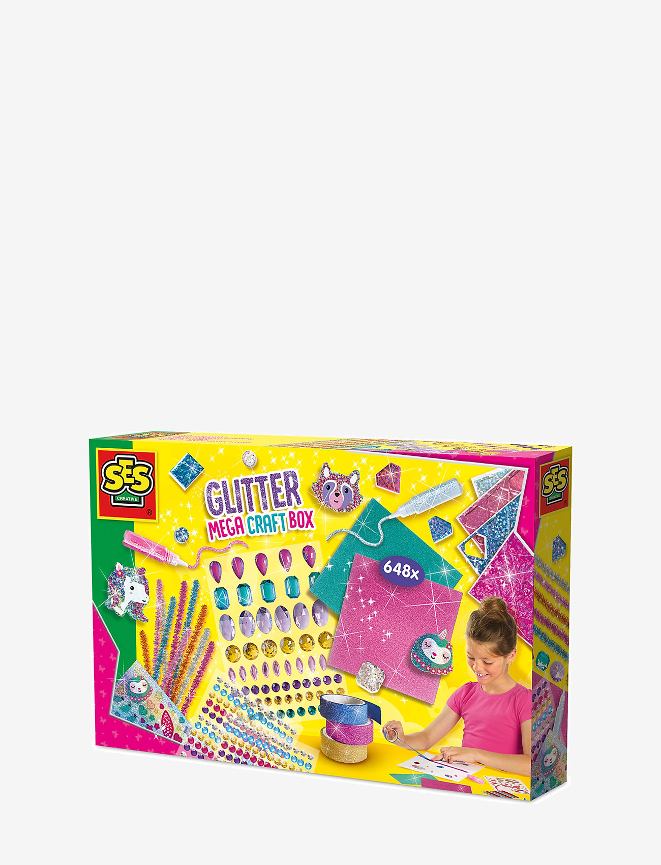 SES Creative - Mega Craft Box - Glitter - bastelset - multi - 1