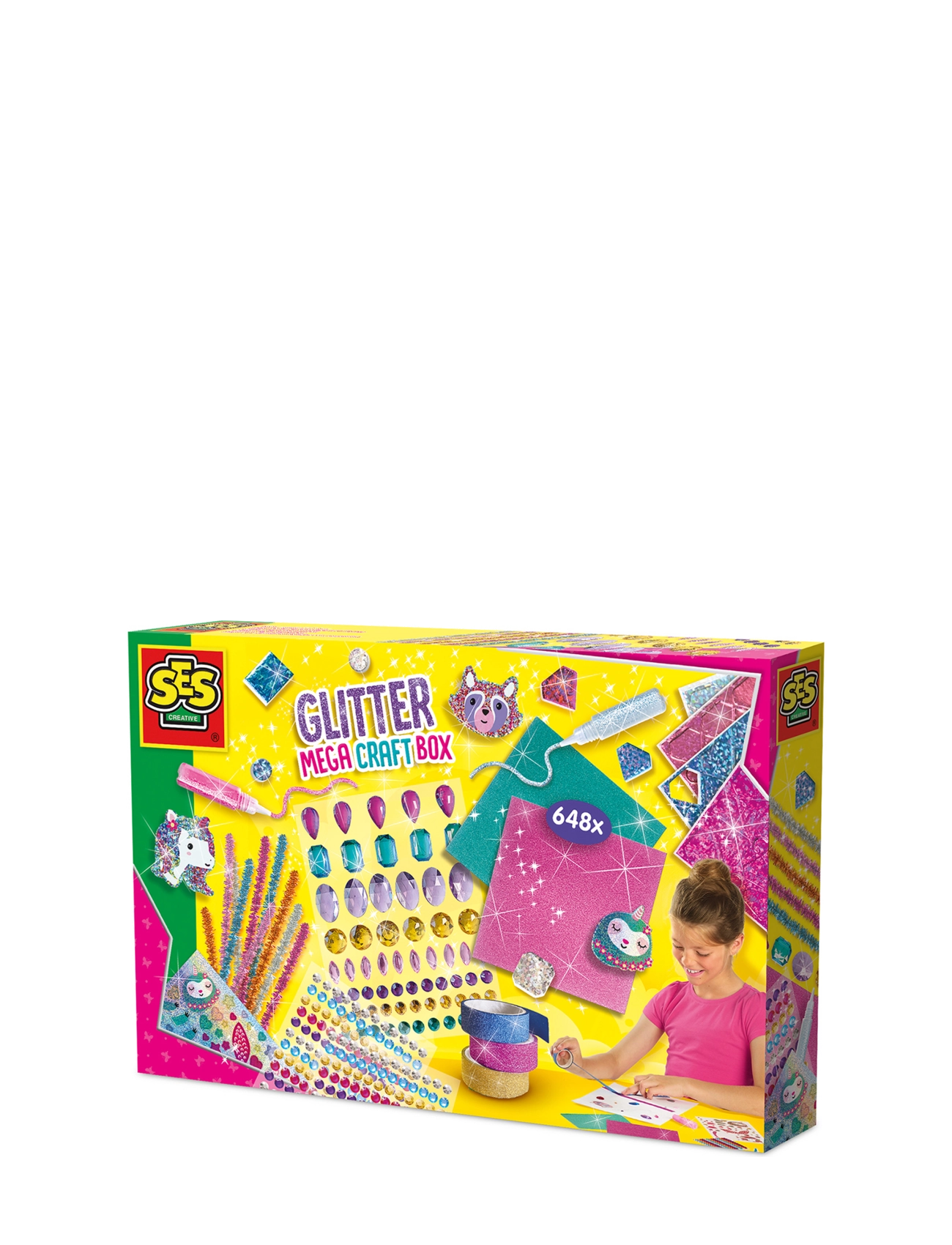 SES Creative Mega Craft Box - Glitter - Käsitöökomplekt - MULTI / multi