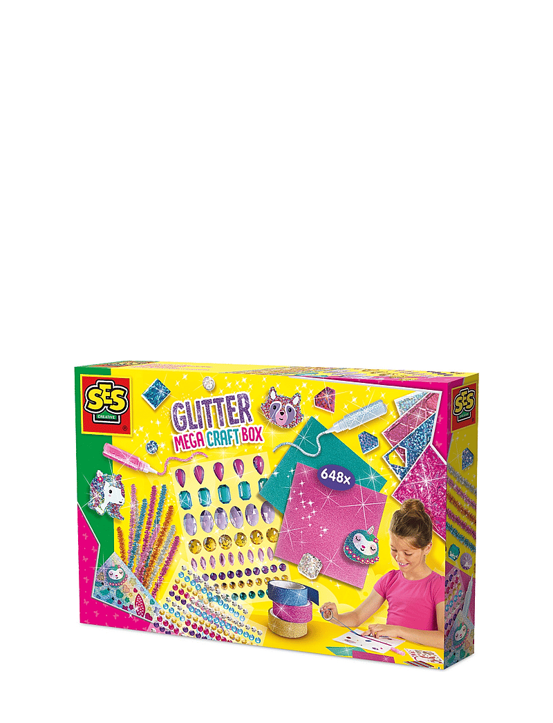 SES Creative - Mega Craft Box - Glitter - bastelset - multi - 1