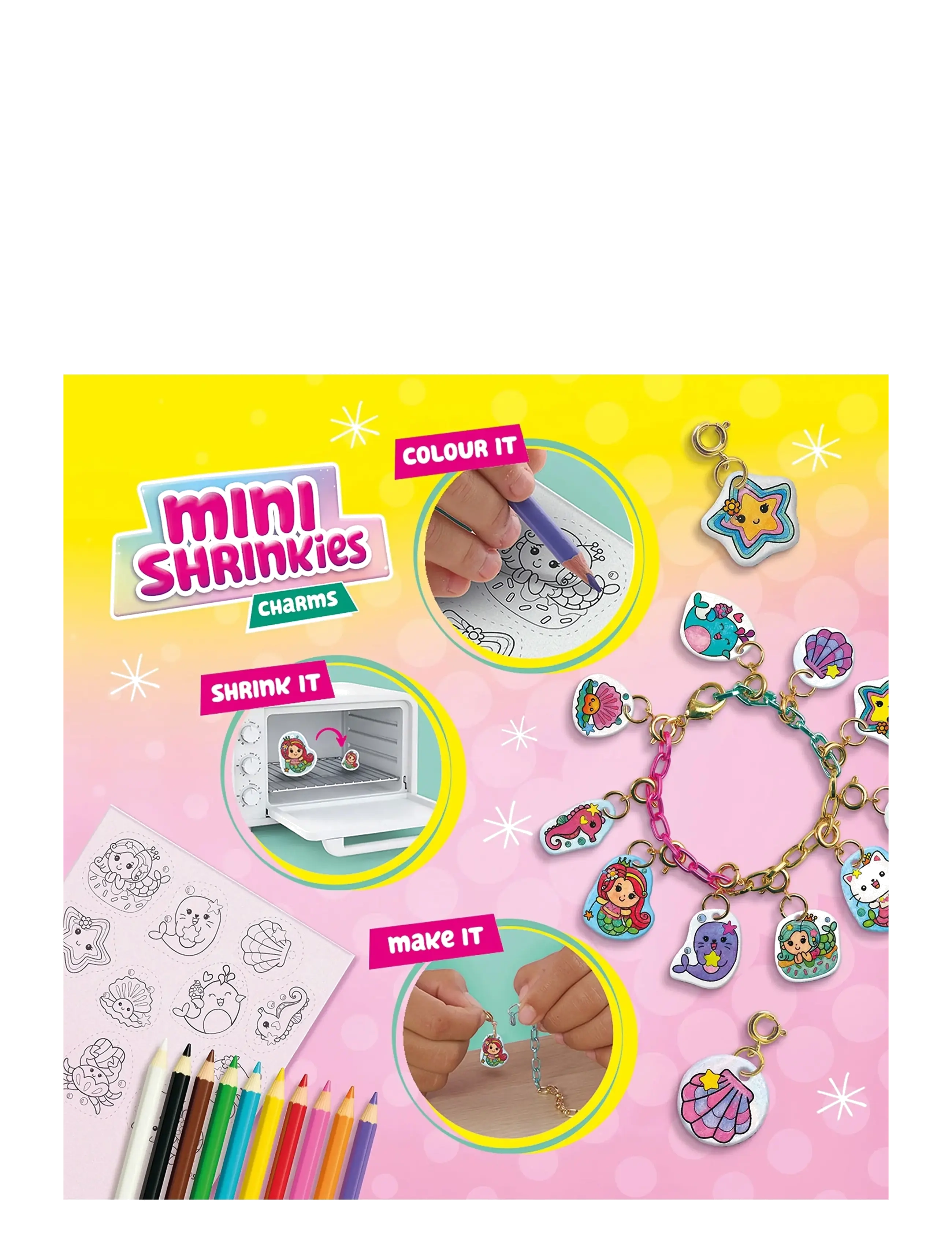 SES Creative - Shrink Film - Mini Shrinkies - Charms Lovely Ocean - bastelset - multi - 3