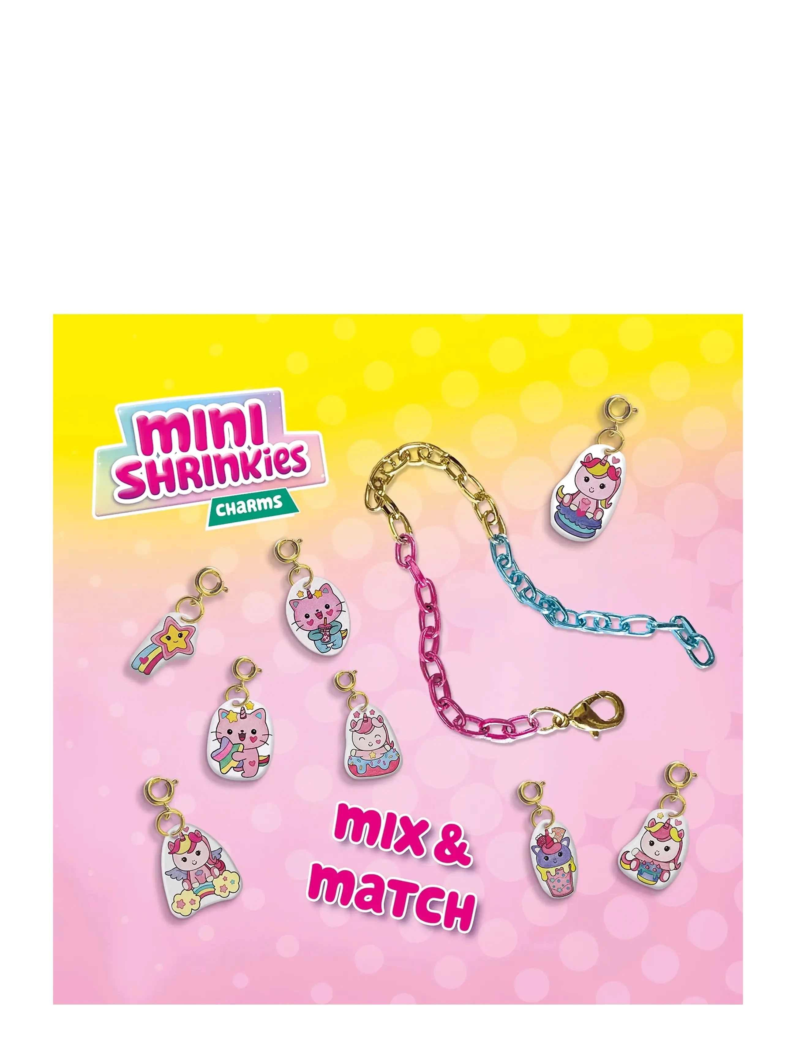 SES Creative - Shrink Film - Mini Shrinkies - Charms Unicorn Sweeties - bijoux & accessoires - multi - 1