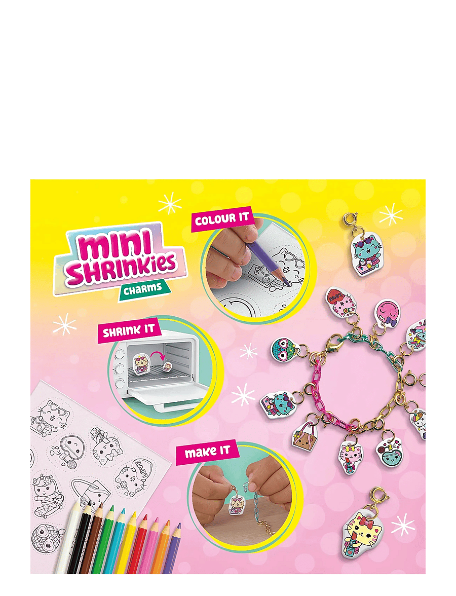 SES Creative - Shrink Film - Mini Shrinkies - Charms Fashion Party - ehted & aksessuaarid - multi - 3