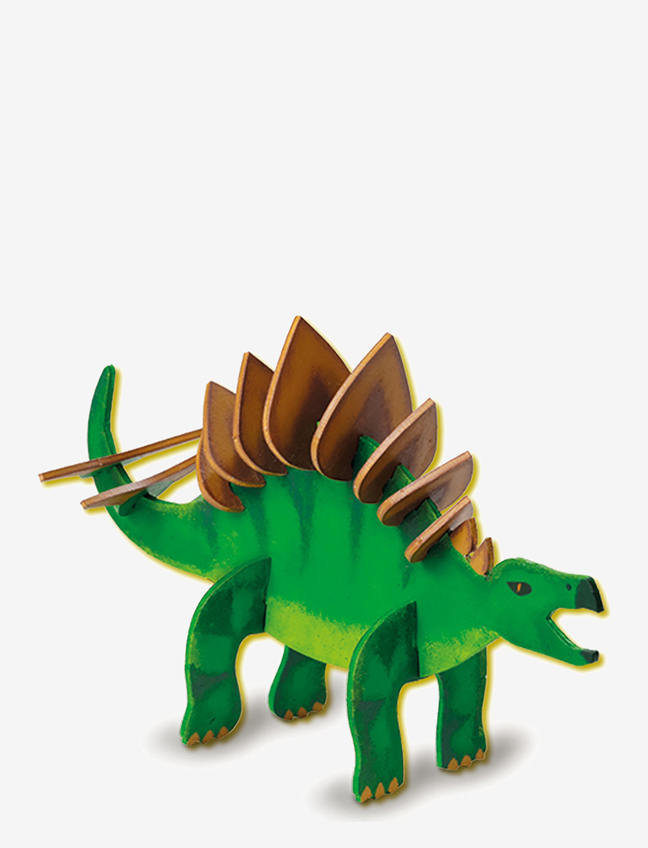 SES Creative - Wooden dino glow in the dark - föndursett - green - 2