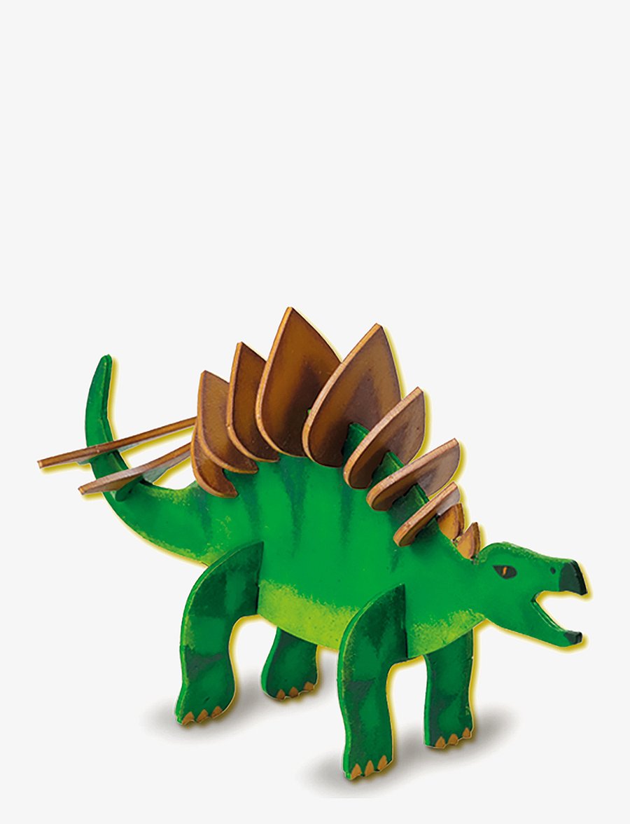 SES Creative - Wooden dino glow in the dark - bastelset - green - 2