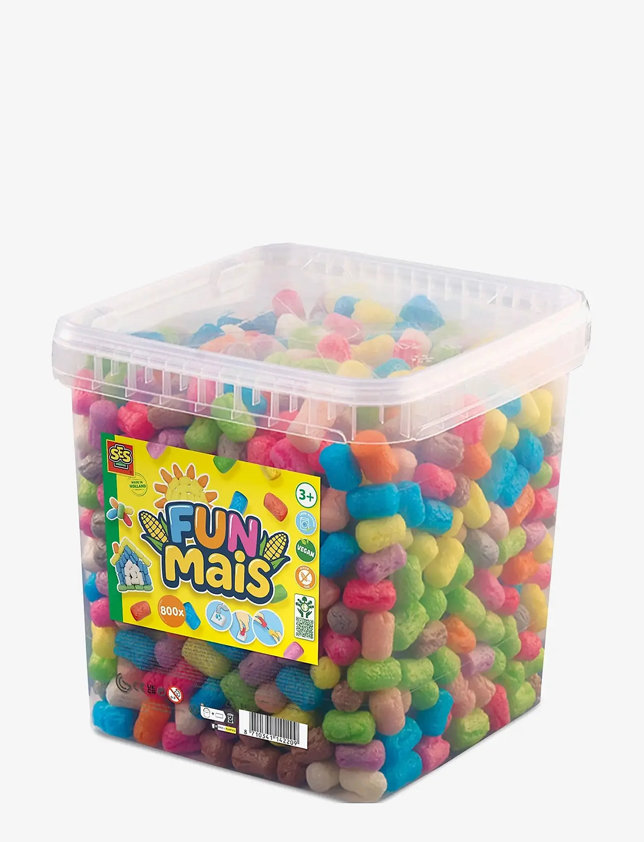 SES Creative - Funmais - Bucket with 800 pcs - kreasæt - multi - 1