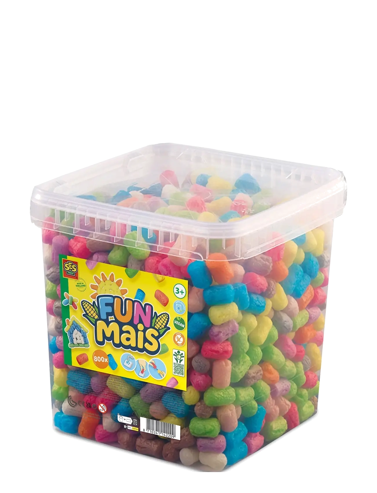 SES Creative Funmais - Bucket with 800 pcs - Drawing & Crafts - MULTI / multi