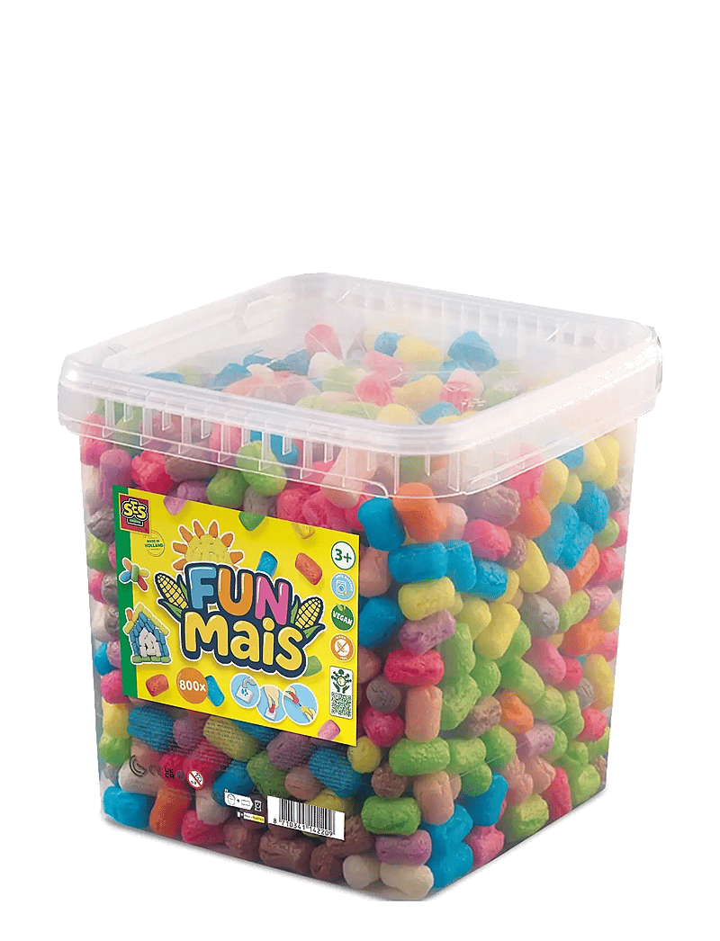 SES Creative - Funmais - Bucket with 800 pcs - käsitöökomplekt - multi - 1