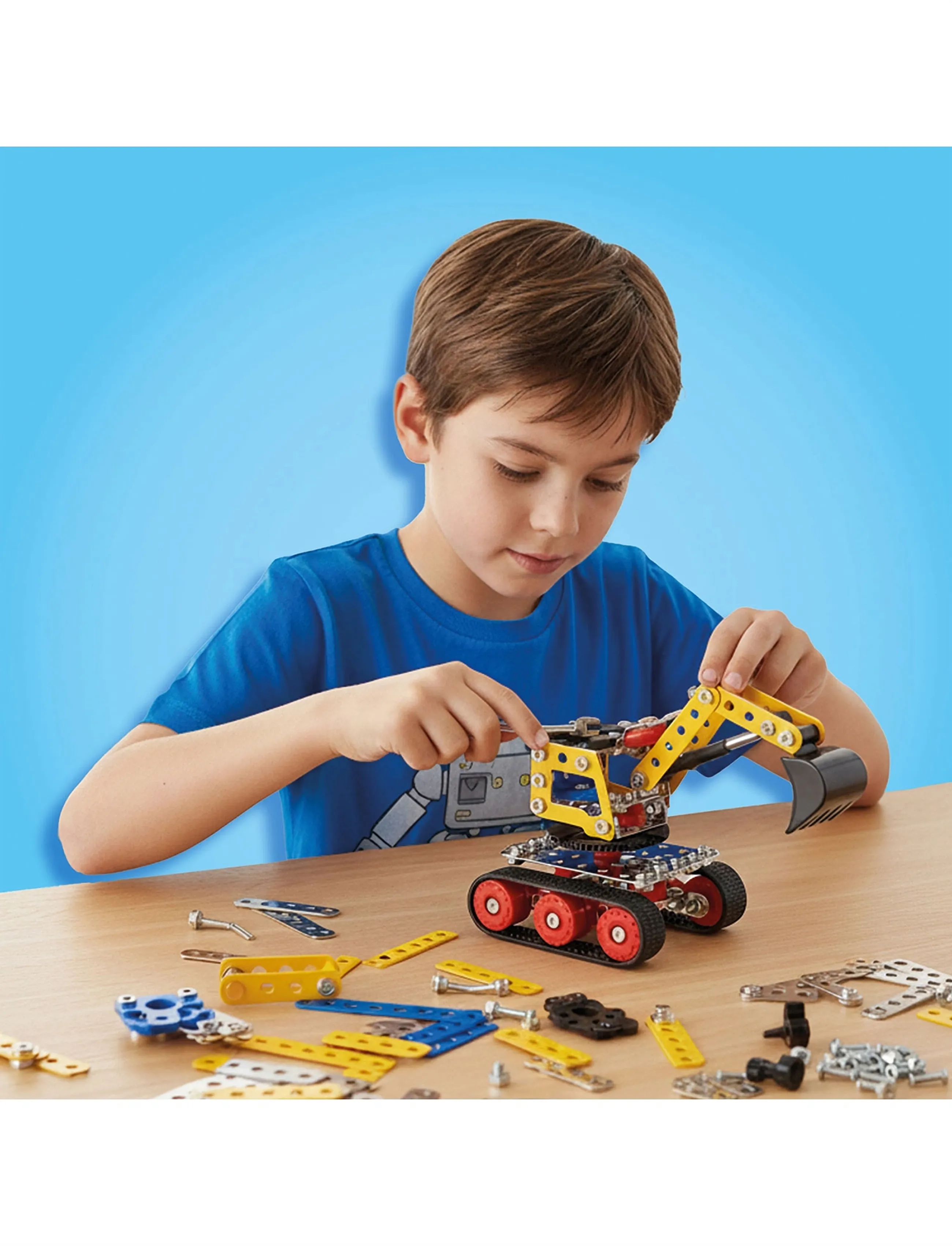 SES Creative Construction Set Vehicles 3In1 Metal, One Size, Building Sets & Blocks, Mehrfarbig/gemustert - Sets, Kinder