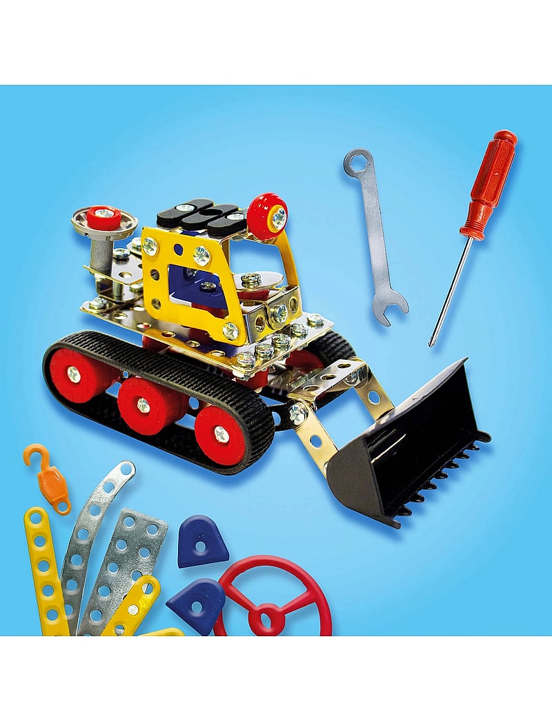 SES Creative - Construction Set - Construction Vehicles 3in1 - metal - ehituskomplektid - multi - 2
