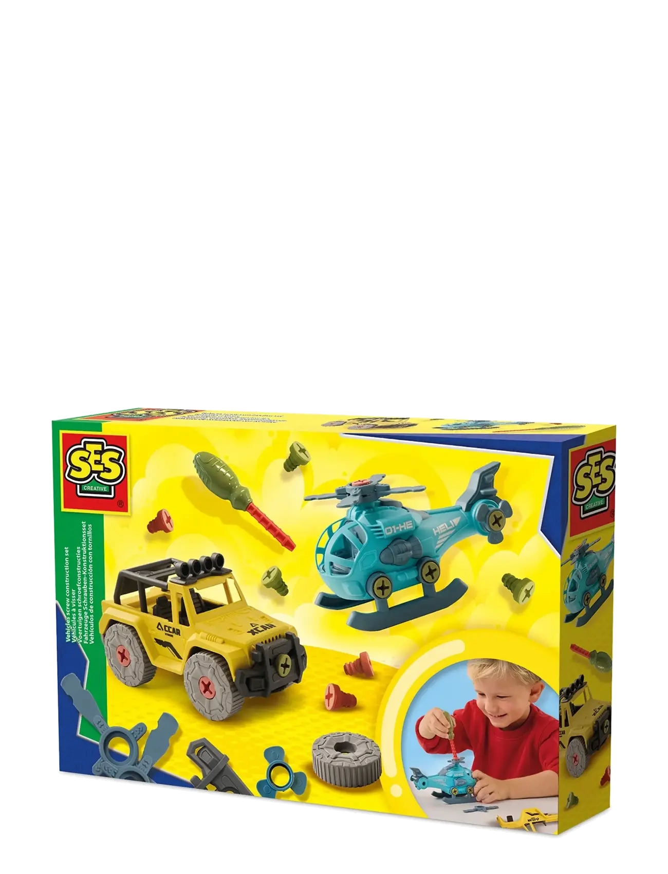 SES Creative Construction Set - Vehicles - STEAM-mänguasjad - MULTI / multi
