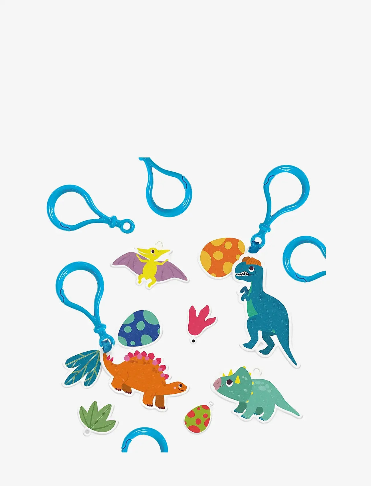 SES Creative - Shrink Foil - Dinosaur Keychains - bastelset - multi - 1